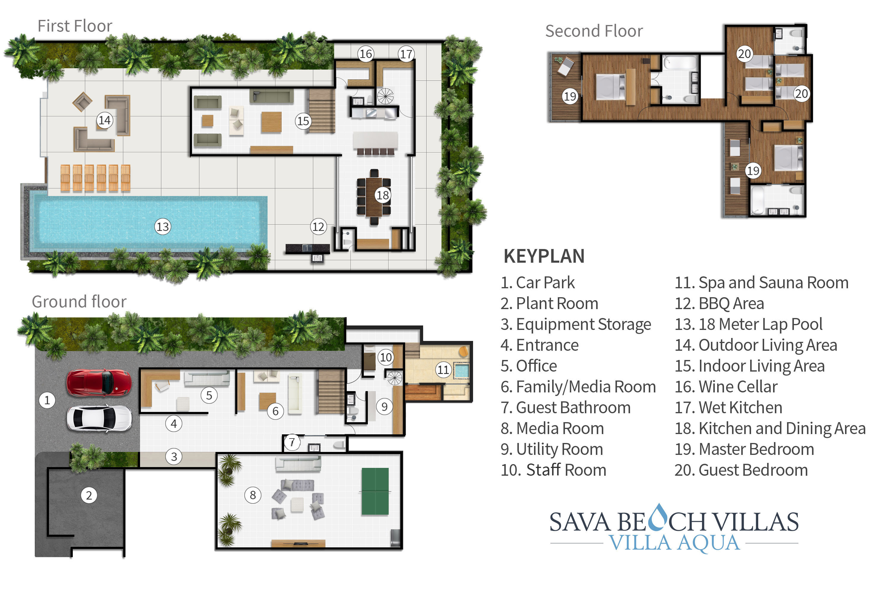 Sava Beach Villas - Villa Aqua